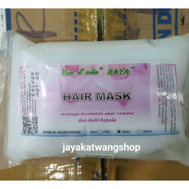 HINDARTO MASKER RAMBUT 900 gr Aroma Kiwi / Susu Hair Mask