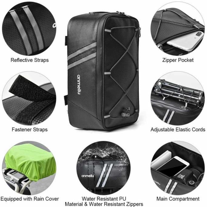 Tas Bagasi Sepeda belakang / Tas Belakang sepeda Waterproof