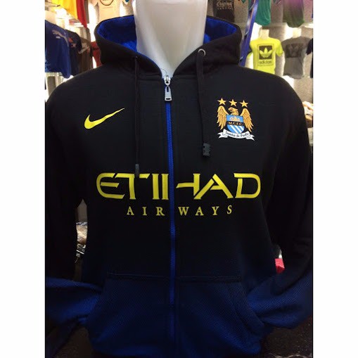 SPECIAL Jaket Hoodie Bola City H-731 Manchester City The Citizens Gradasi Biru PALING MURAH