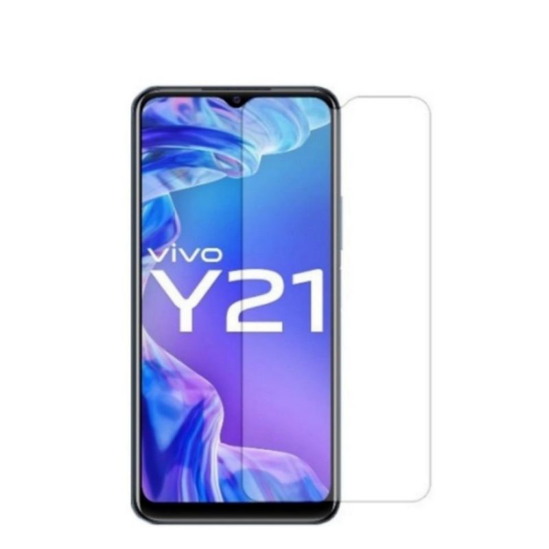 PROMO 2IN1 Tempered Glass Bening VIVO Y21S Y21 Y21A Y33s Y21T Tg Anti Gores Kaca Full Layar