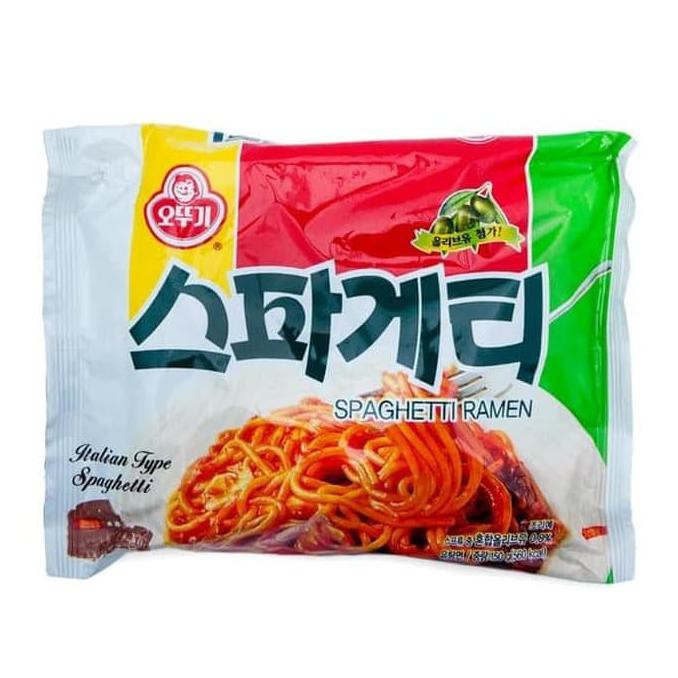 

Terlaris# Ottogi Spaghetti Ramen 150Gr - Mi Instant Rasa Spaghetti Korea