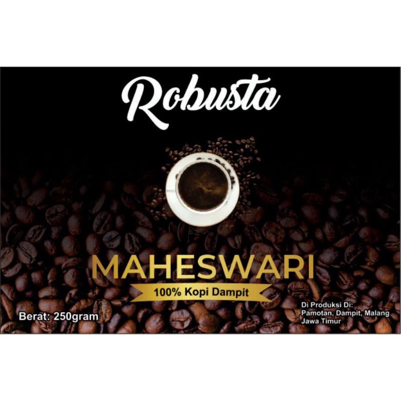 Kopi Dampit Robusta Bubuk MAHESWARI