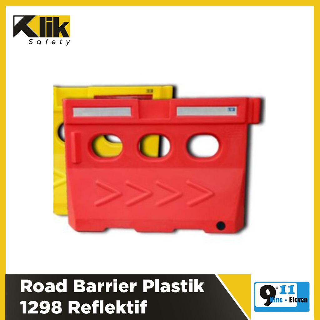 

Road Barrier Plastik 1298Safety Pembatas Jalan Reflektif 9.11 Original