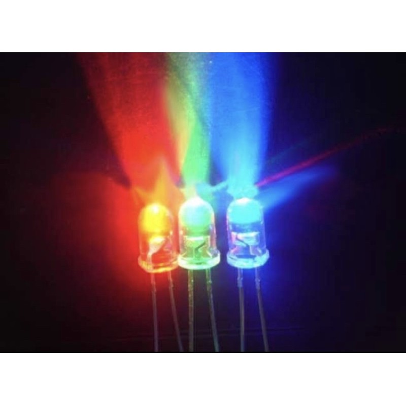 [SSS] LED 5mm 3 warna RGB Colorful Flash 1000 pcs / 5 mm RGB tricolor