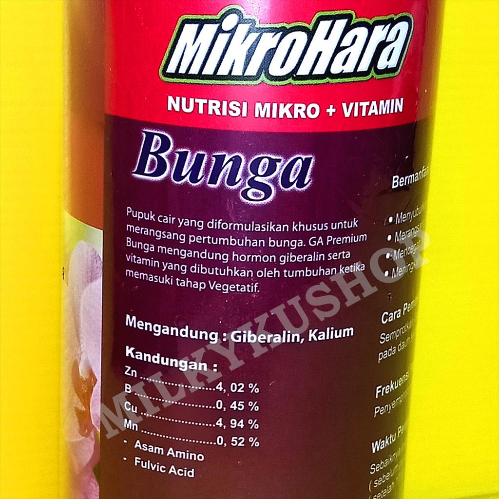 PUPUK CAIR MIKROHARA BUNGA  500 ML