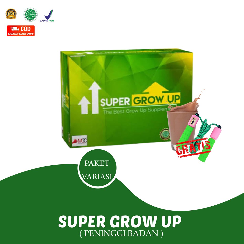 

BISA COD | SUPER GROW UP PENINGGI BADAN KALSIUM ZINC SUSU PENINGGI