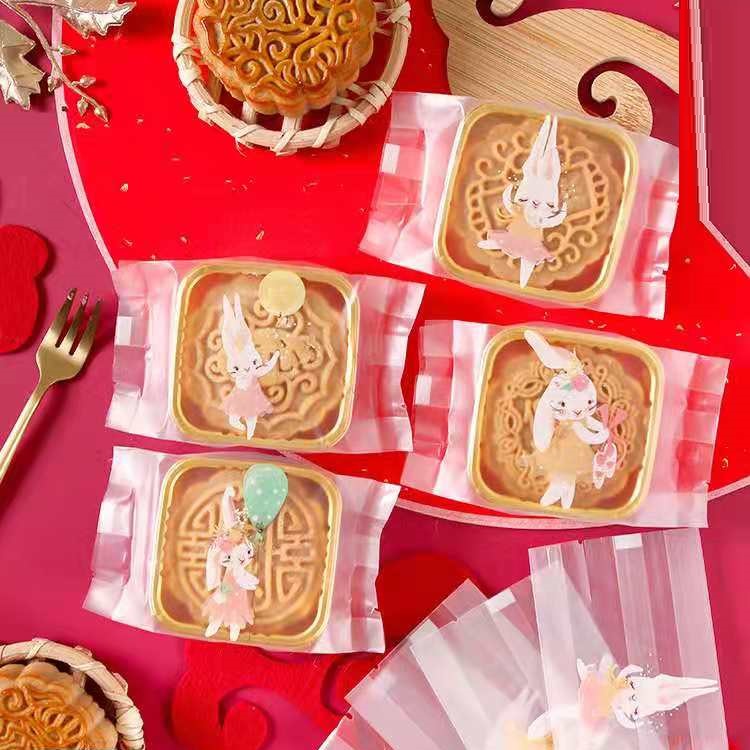 Plastik MoonCake 100pc Cookies Packaging Kue Nastar Nanas 50gr 50 gram