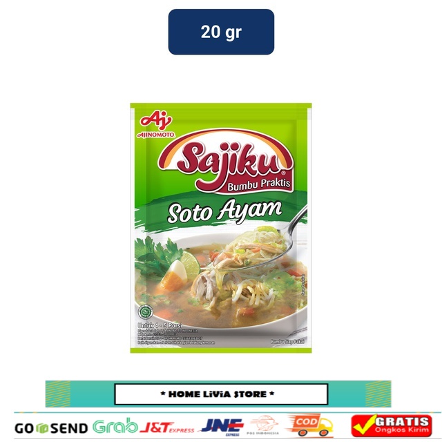 

Sajiku Bumbu Soto Ayam 20 gr