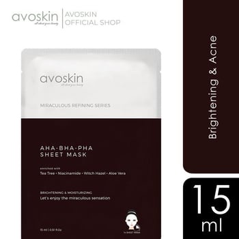 Avoskin Miraculous Refining AHA BHA PHA Sheet Mask