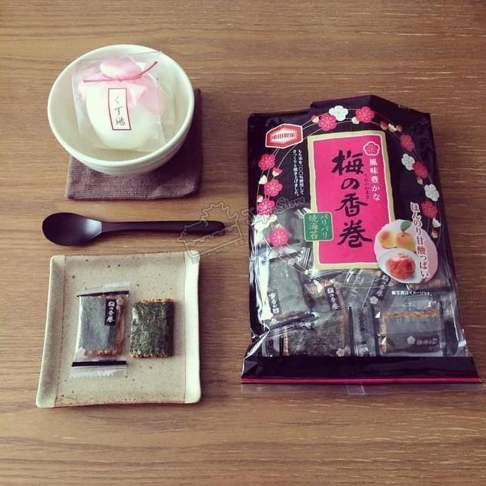 

Kameda Seika Ume No Kamaki Japan Ume Nori Crackers Snack Plum Jepang