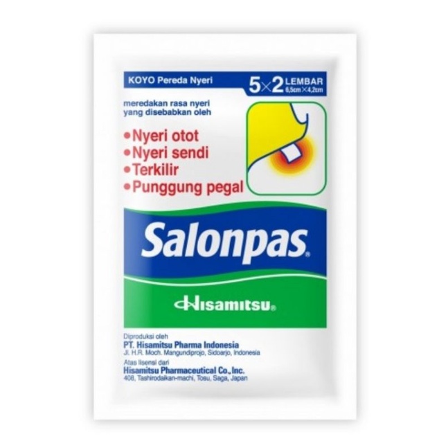 Salonpas Koyo Pereda Nyeri Isi 10 lembar (5x2 lembar)