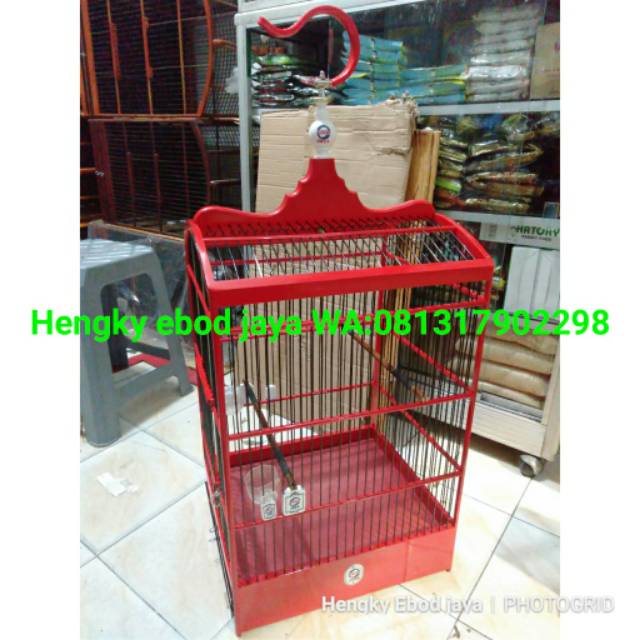 Kandang Burung Cucak Ijo Kacer Anis Kenari Ebod Jaya Shopee