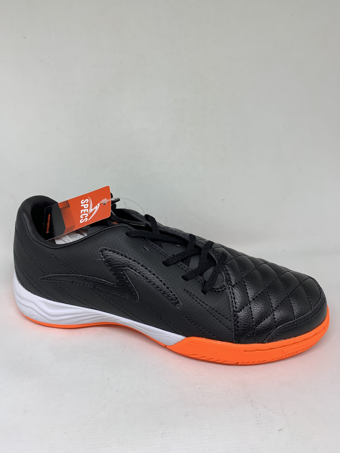 Sepatu futsal specs original Metasala fantastico black orange new 2020