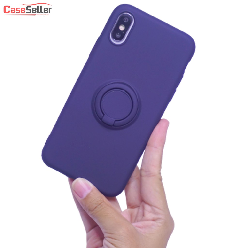 IPHONE 6G  6G+  7G  8G+  XR  XS MAX  X Series  Silicone Soft Case iRing CaseSeller