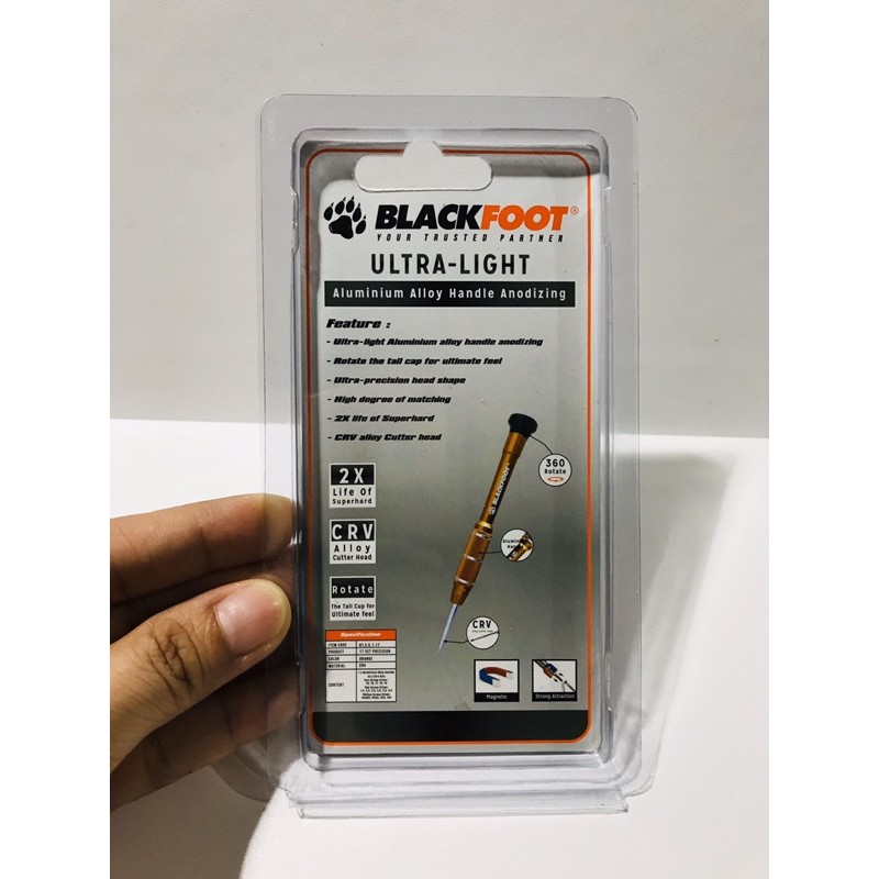 Obeng Arloji Blackfoot Set 17pcs Magnetic Aluminium Precision Screwdriver Obeng HP atau Obeng jam
