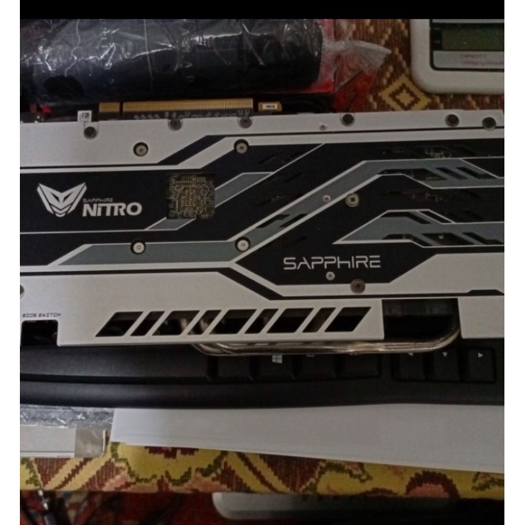 RX 580 Nitro 8GB. bekas pakai kondisi sehat