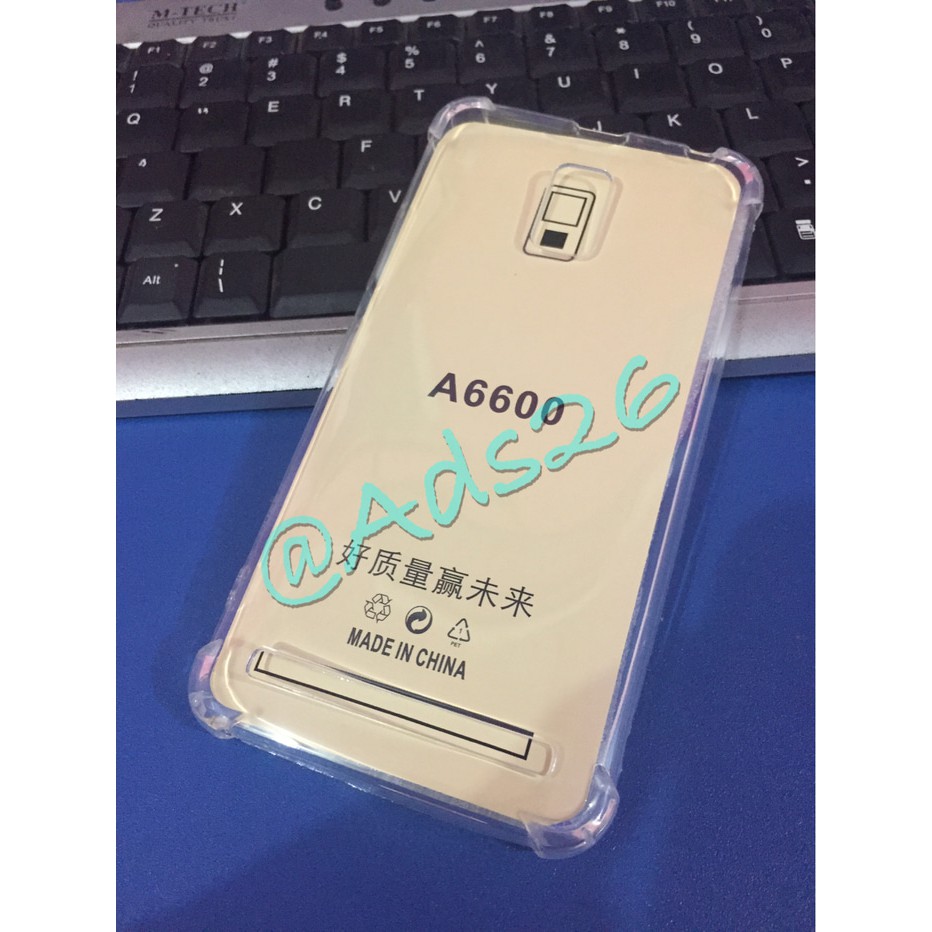 SoftCase Anticrack Lenovo A6600/Soft Casing Cover Clear