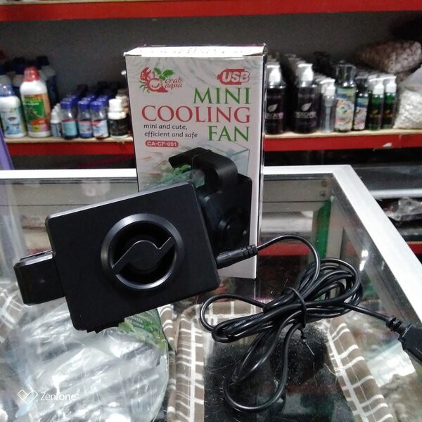 Top Aqua Mini Cooling Fan Kipas Pendingin Air Aquarium Kecil Aquascape