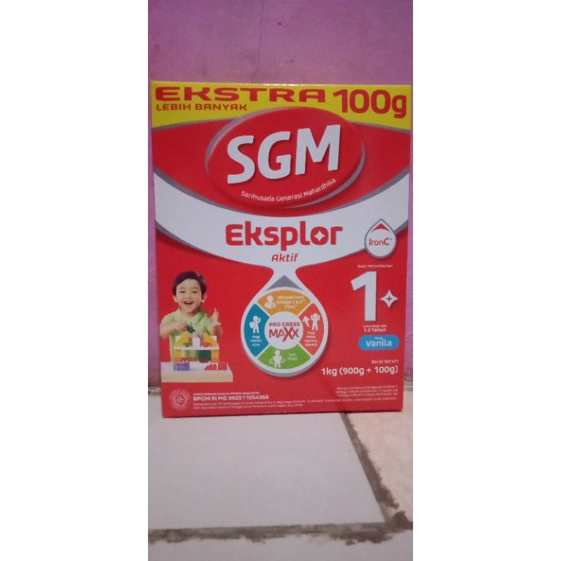 

SGM 1+ rasa vanila ukuran 900g+100g