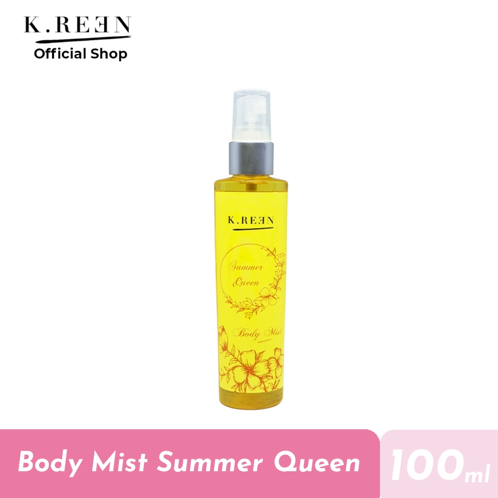 K.REEN BODY MIST ( FREE 1 BOTOL SUMMER QUEEN) 100 ML