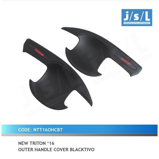 Outer Handle / Mangkok Pintu All New Triton 2016-2020 Hitam Dop