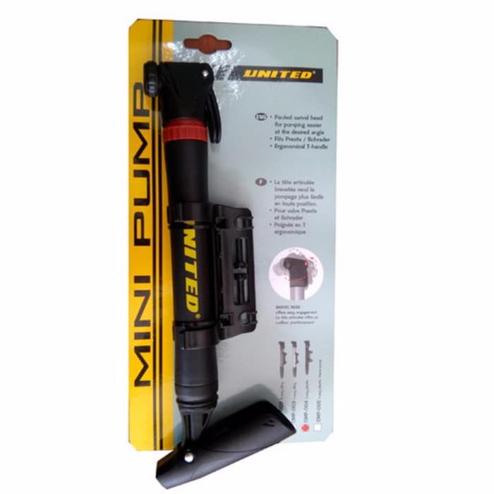 UNITED MINIPUMP POMPA BAN MINI POMPA BAN SEPEDA PORTABLE