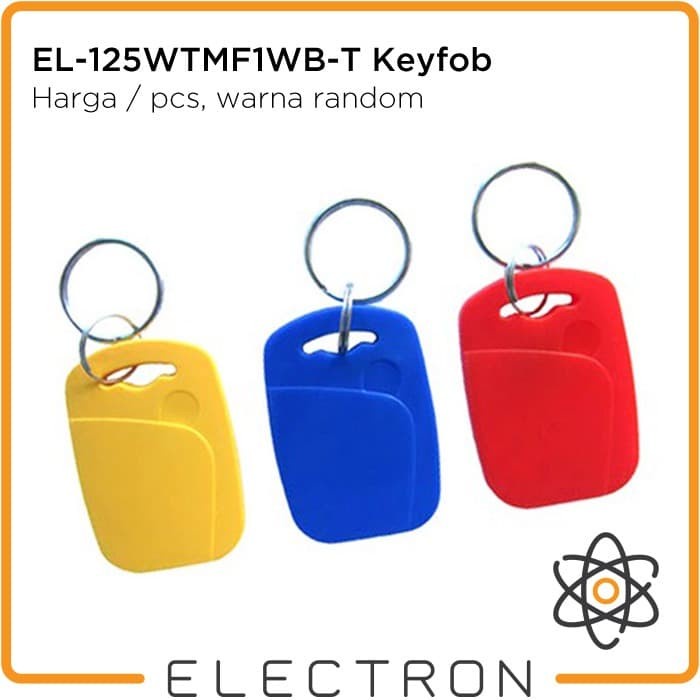 EL-125WTMF1WB-T Keyfob Dual Clone T5577 125kHz 13.56MHz UID RFID Tag