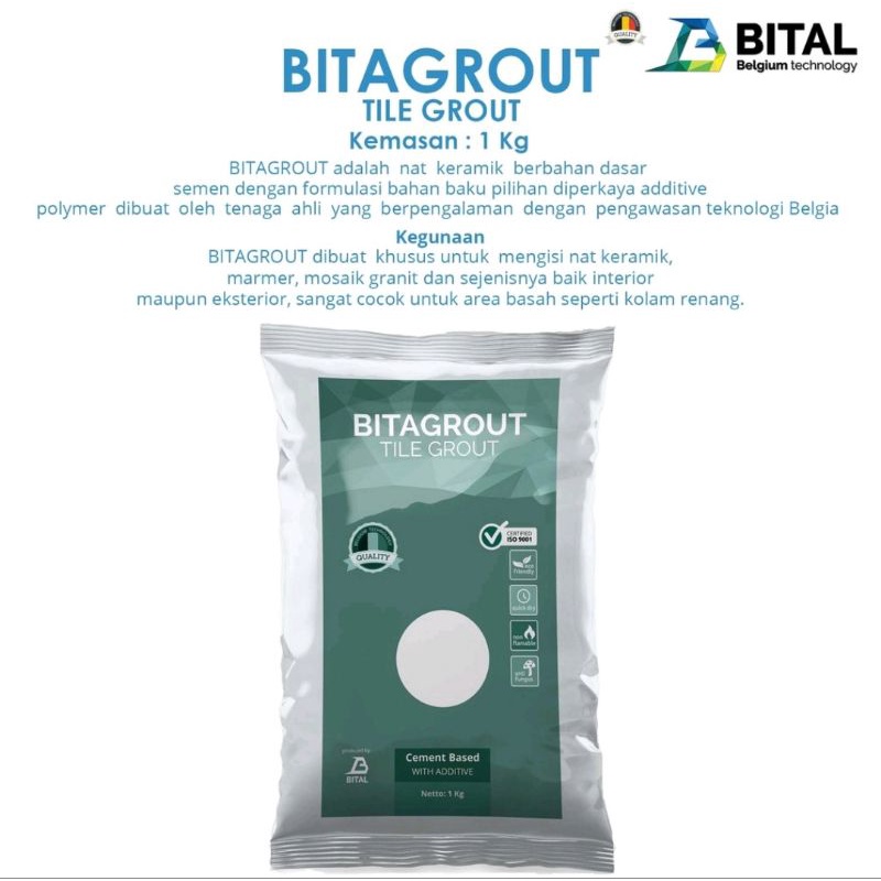semen nat keramik/oker bitagrout 1kg