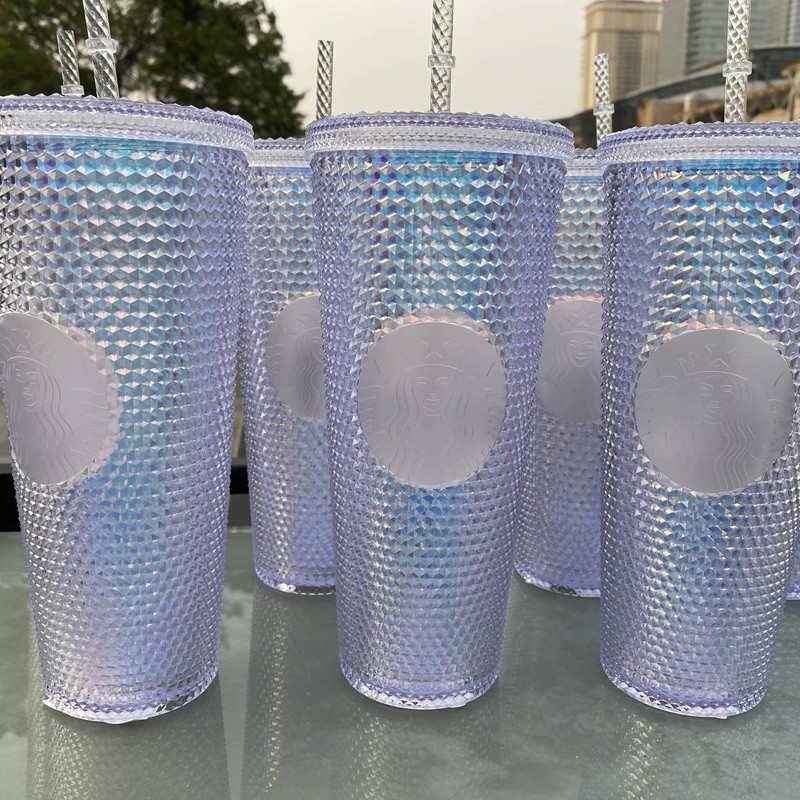 Starbucks Korea Silver Unicorn Studded tumbler