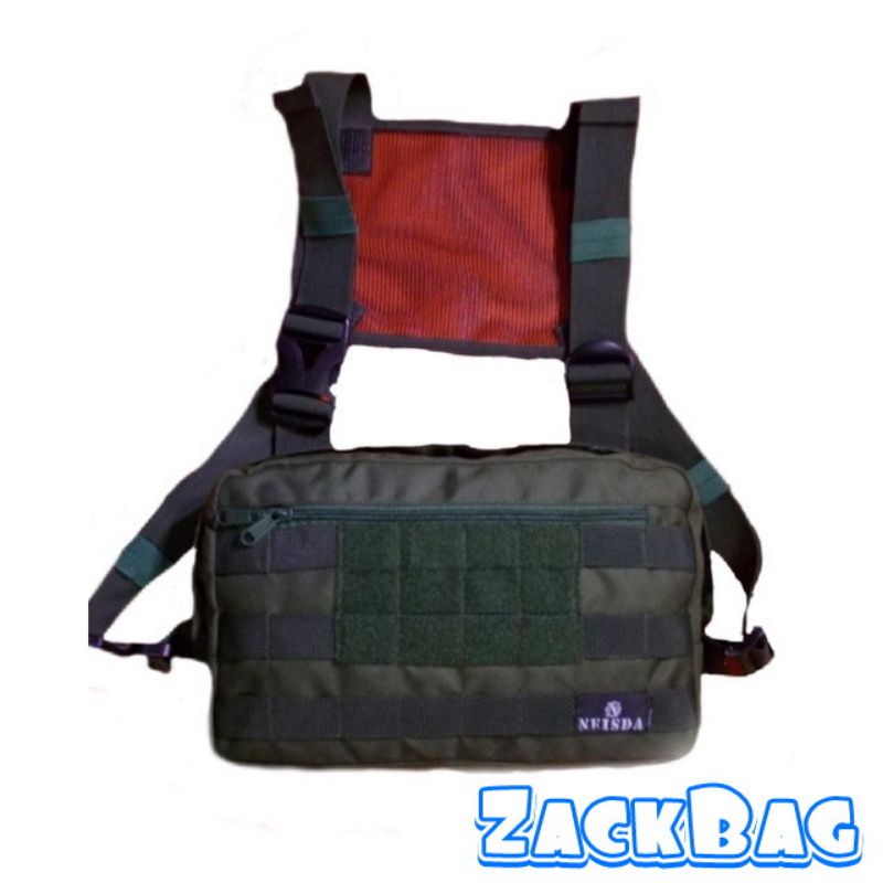 Tas dada army/Tas pelindung dada Chest bag/Tas dada outdoor stylish/Tas dada multifungsi new by nesida 803