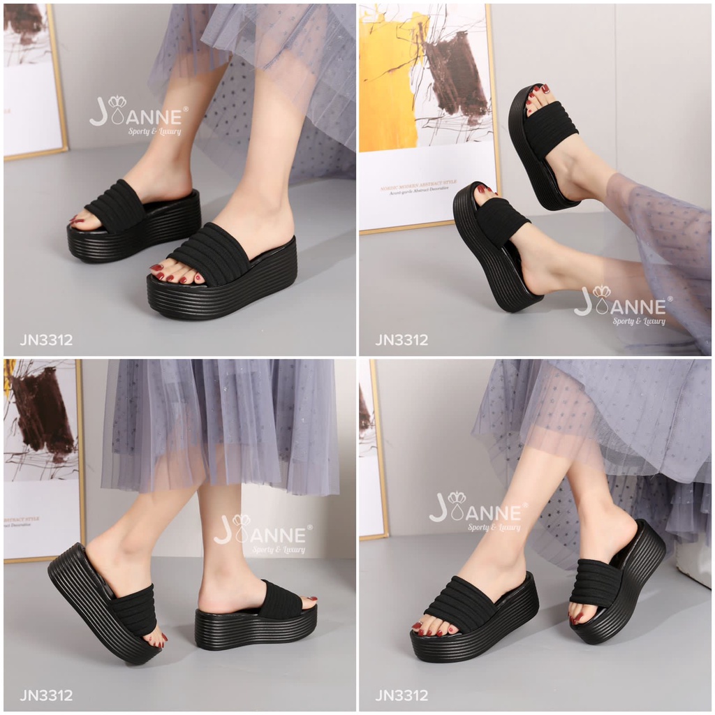 JOANNE Wedges Sandals #JN3312 ORIGINAL