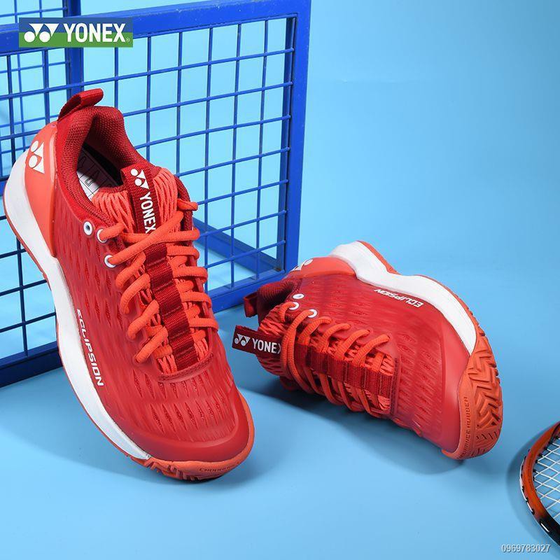 Sepatu Tenis Tennis Yonex Eclipsion 3 Red White Power Cushion Original