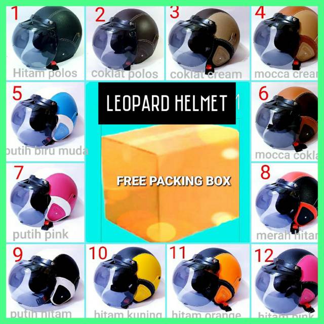 BISA COD!!! HELM BOGO POLOS DEWASA