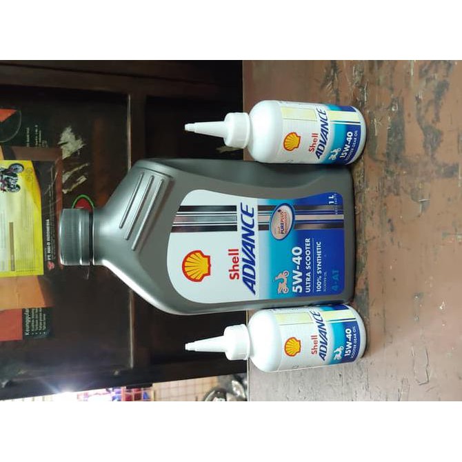 PAKET SUPER Oli Shell Ultra Dan Oli Gardan Pcx 2018 Vario 150 Nmax 155 Aerox