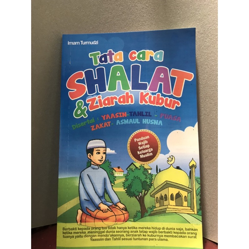 Tata cara sholat dan Ziarah kubur/Buku anak
