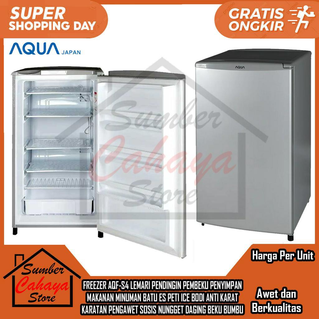 [Kargo] FREEZER AQF-S4 LEMARI PENDINGIN PEMBEKU PENYIMPAN MAKANAN kULKAS COLCAS  FREZER FREEZER LEMA