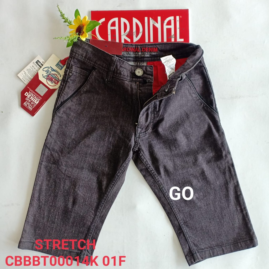 gof CBBBT CARDINAL JEANS Celana Pria Celana Pendek Bermuda Casual Sobek Regular Slimfit Skinny Fit