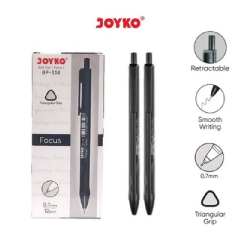 

Joyko Pulpen BP-338 Vocus (0.7mm) - Pulpen Cetek
