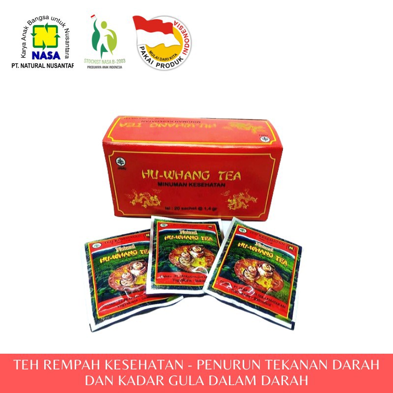 

Hu Wang Tea - Teh Rempah Herbal Kesehatan - Stockist Nasa Losari Cirebon