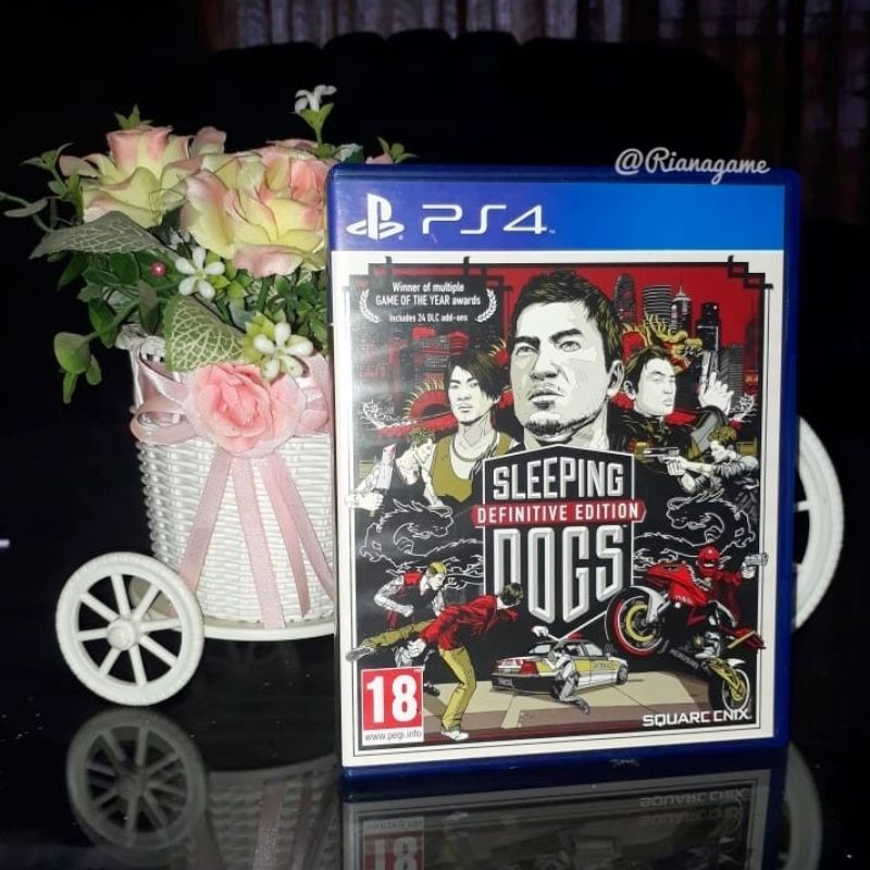 BD Kaset PS4 Sleeping Dogs Game CD PS 4 Bekas Second Original Playstation 4