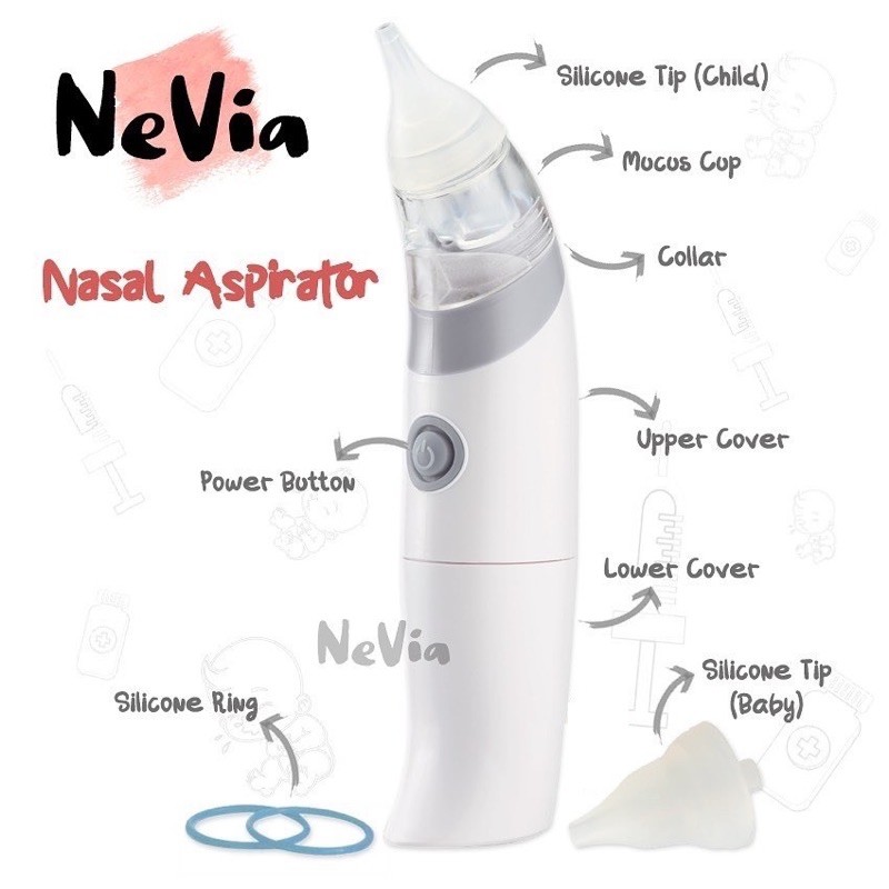 Nevia Nasal Aspirator - Penyedot Hidung Elektrik