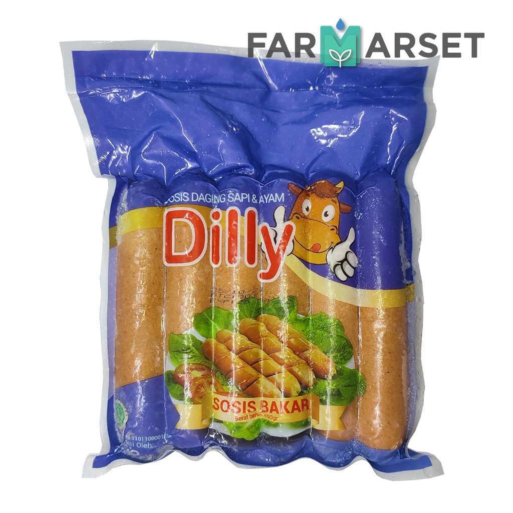 

[BANDUNG ONLY] Dilly Sosis Bakar 450gr isi 6