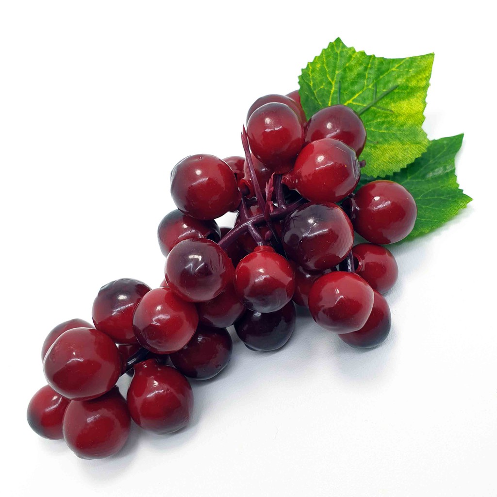 Anggur Merah Artificial/ Buah Palsu/ Buah Plastik/ Buah Busa/ Anggur Palsu/ Anggur Plastik