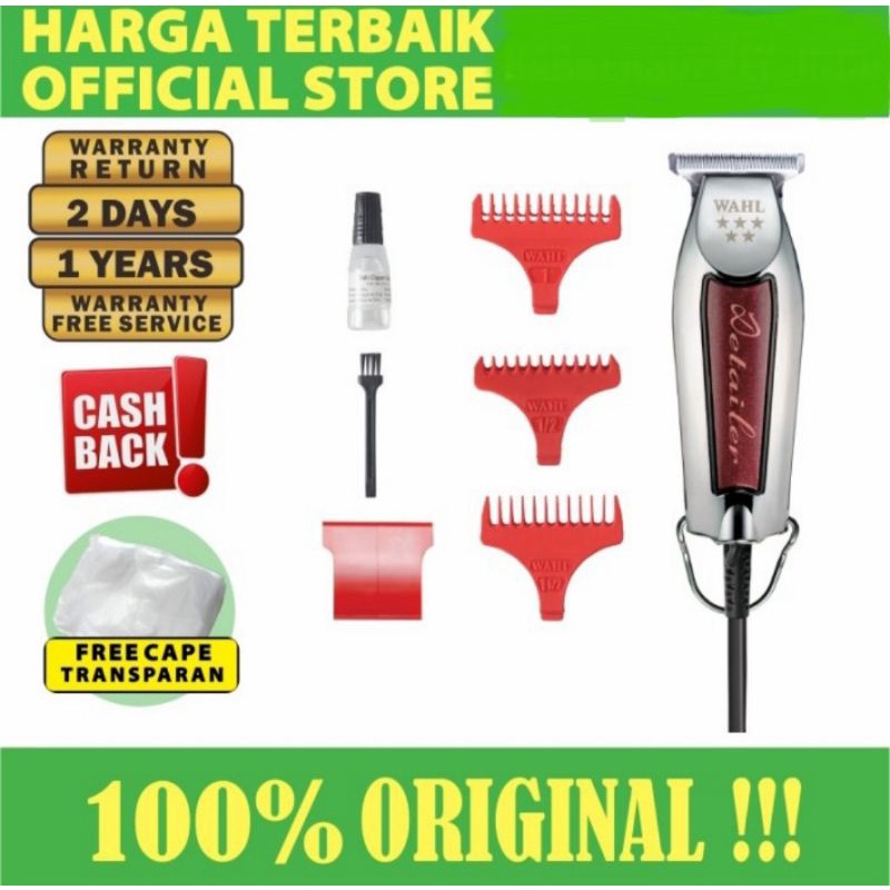 Alat Cukur Trimmer WAHL Detailer T-Wide Original USA