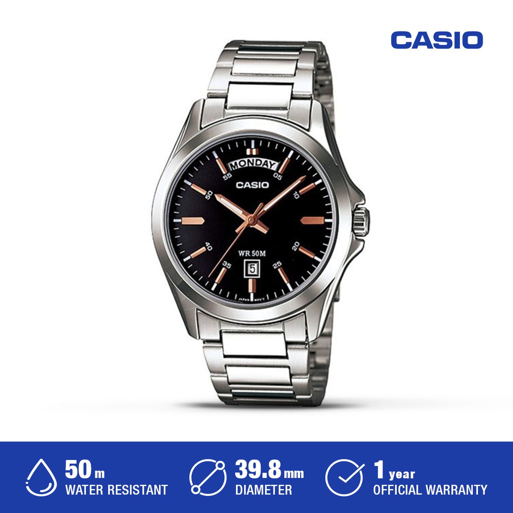 Jam Tangan Casio Pria Analog MTP-1370D-1A2VDF
