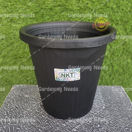 Pot Plastik Tinggi NKT Bozz 10 Hitam