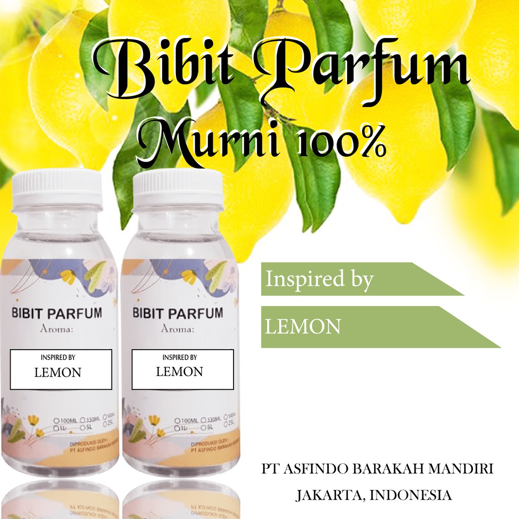 Bibit Parfum Murni Lemon 100 Ml  Khusus Ruangan (Mobil)