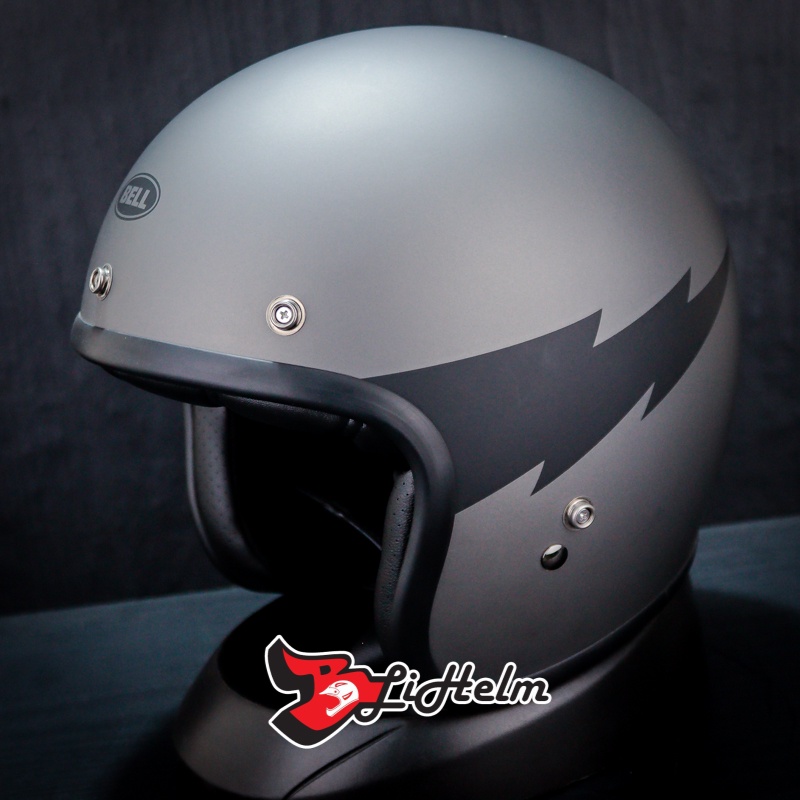 HELM BELL CUSTOM500 THUNDERCLAP MATT GREY BLACK | CUSTOM 500