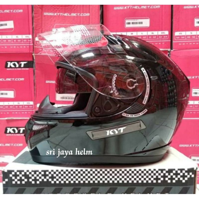 HELM KYT K2 RIDER ALL VARIANT BLAK,ABU2 MERAH HITAM  HITAM DOFF