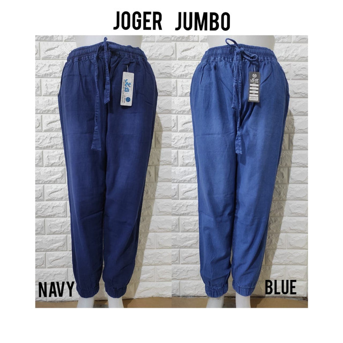 CELANA JOGER JUMBO, WANITA ,KEKINIAN , LEVIS, JEANS DENIM - Hitam